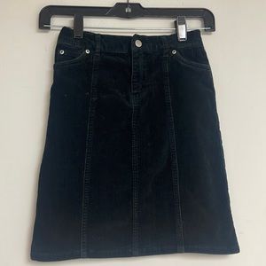 Children’s place black Cordary pencil skirt for girls size 6X/7